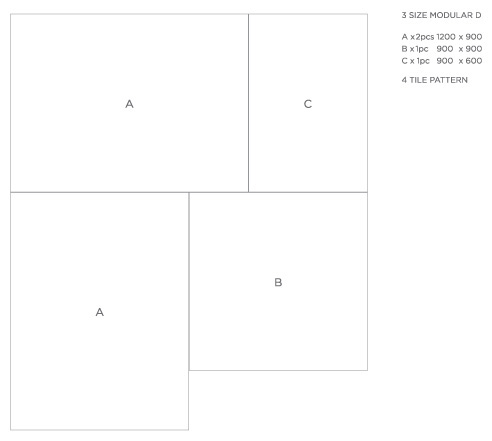 Pattern: 3 Size Modular D